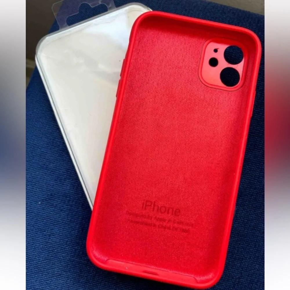 Vibrant Red Phone Case I Phone 11